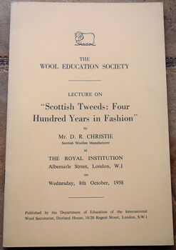 Scottish Tweeds: Four Hundred Years In Fashion