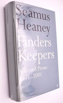 FINDERS KEEPERS Selected Prose 1971-2001