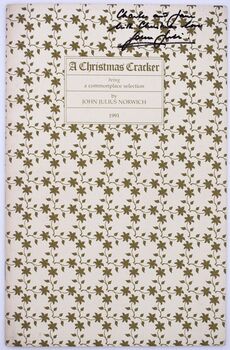 A CHRISTMAS CRACKER Being A Commonplace Selection 1991 [SIGNED]