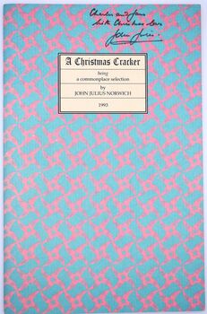 A CHRISTMAS CRACKER Being A Commonplace Selection 1993 [SIGNED]