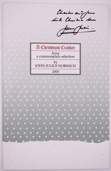 A CHRISTMAS CRACKER Being A Commonplace Selection 2005 [SIGNED]