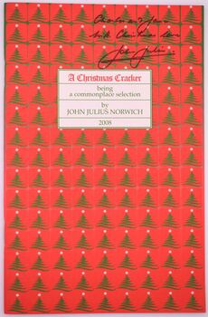 A CHRISTMAS CRACKER Being A Commonplace Selection 2008 [SIGNED]