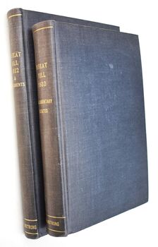 The Wheat Bill 1932. Debates, Bill & Amendments (2 Vols)